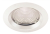 Juno Recessed Lighting 22-WH (22 WH) 6" LED, Line Voltage, Fluorescent, Fresnel Trim, White Trim