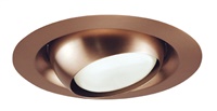 Juno Recessed Lighting 229-ABZ (229 ABZ) 6" Line Voltage, Regressed Eyeball Trim for BR/PAR30 Lamp, Aged Bronze Trim