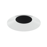 Juno Aculux Recessed Lighting 2307BHZ-WH-FM 2" Round Regressed Beveled Flush Mount Pinhole, White Trim