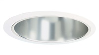 Juno Recessed Lighting 2320C-WH (2320 CWH) 6" Fluorescent, Push-In Reflector Trim, Clear Reflector, White Trim