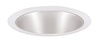 Juno Recessed Lighting 247HZ-WH (247S HZWH) 6" Line Voltage, Shallow Cone Trim, Haze Reflector, White Trim