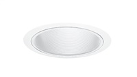 Juno Recessed Lighting 25W-WH (25 WWH) 6" Line Voltage, Straight Baffle Trim, White Baffle, White Trim