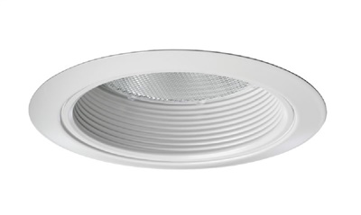 Juno Recessed Lighting 275W-WH (275S WWH) 5" Line Voltage Shallow Baffle, White Baffle, White Trim