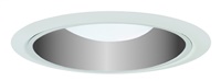 Juno Recessed Lighting 29C-WH (29 CWH) 6" Line Voltage, Fluorescent, Ultra Cone Trim - Fully Enclosed, Clear Reflector, White Trim