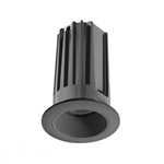 Juno 2" LED Recessed Lighting 2LEDTG2C-827S-BBL 2" LED Gen 2 Round Downlight Cone 2700K 80 CRI, Spot Beam, Black Reflector, Black Trim Ring