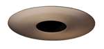 Juno Aculux 3APINLG BS ABZR Recessed Lighting 3-1/4" Line Voltage, Low Voltage, LED Adjustable Pinhole Black Alzak Reflector, Aged Bronze Trim