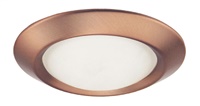 Juno Recessed Lighting 4101-ABZ (4101 ABZ) 4" Line Voltage Frosted Glass Dome Lensed Trim, Aged Bronze Trim