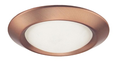 Juno Recessed Lighting 4101-ABZ (4101 ABZ) 4" Line Voltage Frosted Glass Dome Lensed Trim, Aged Bronze Trim