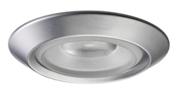 Juno Recessed Lighting 4102-WH (4102 WH) 4" Line Voltage Frosted Regressed Perimeter Glass Lensed Trim, White Trim