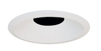 Juno Aculux Recessed Lighting 4307N-WH (3DBV BS WHSF) 3-1/4 Low Voltage, LED Downlight Regressed Pinhole, Black Alzak Reflector, White Trim