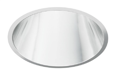 Juno Aculux Recessed Lighting 432NC-FM (3DP CS FM WET) 3-1/4" Line Voltage, Low Voltage, LED Downlight Lensed, Clear Alzak Reflector, Flush Mount Trim