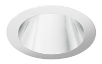 Juno Aculux Recessed Lighting 432NC-SF (3DP CS SF WET) 3-1/4" Line Voltage, Low Voltage, LED Downlight Lensed, Clear Alzak Reflector, Self Flanged Trim