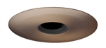 Juno Aculux Recessed Lighting 4331N-ABZ 3-1/4" Adjustable Lensed Pinhole Line Voltage, Low Voltage, LED, Black Alzak Reflector, Aged Bronze Trim