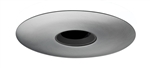 Juno Aculux Recessed Lighting 4337N-SC (3DPIN BS SCR) 3-1/4 Low Voltage, LED Pinhole, Black Alzak Reflector, Satin Chrome Trim