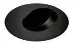 Juno Aculux Recessed Lighting 4345N-BL-FM 3-1/4" Low Voltage, LED Slot Pinhole, Black Flush Mount Trim