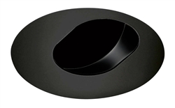 Juno Aculux Recessed Lighting 4345N-BL-FM 3-1/4" Low Voltage, LED Slot Pinhole, Black Flush Mount Trim