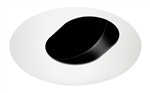 Juno Aculux Recessed Lighting 4345N-WH-FM 3-1/4" Low Voltage, LED Slot Pinhole, White Flush Mount Trim