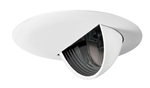 Juno Aculux Recessed Lighting 4349NB-WH 3-1/4" Low Voltage Mirrored Super Adjustable, Black Baffle, White Trim