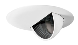 Juno Aculux Recessed Lighting 4349NB-WH 3-1/4" Low Voltage Mirrored Super Adjustable, Black Baffle, White Trim