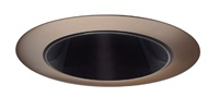 Juno Aculux Recessed Lighting 437NB-ABZ (3DP BS ABZR) 3-1/4" Low Voltage, LED Deep Downlight Cone, Black Alzak Reflector, Aged Bronze Trim
