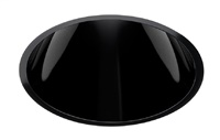 Juno Aculux Recessed Lighting 437NB-FM (3DP BS FM) 3-1/4" Low Voltage, LED Deep Downlight Cone Flush Mount, Black Alzak Trim