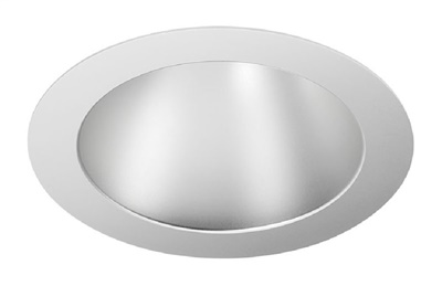 Juno Aculux Recessed Lighting 437NC-SF (3DP CS SF) 3-1/4" Low Voltage, LED Deep Downlight Cone , Clear Alzak Reflector, Self Flanged Trim
