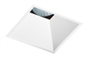 Juno Aculux Recessed Lighting 437SQW-FM 3-1/4" Line Voltage, Low Voltage, LED Square Downlight Reflector, White Flush Mount Trim