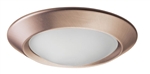Juno Recessed Lighting 4401-ABZ (4401 ABZ) 4" Low Voltage Frosted Glass Dome Lensed Trim, Aged Bronze Trim