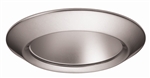 Juno Recessed Lighting 4404HZ-SC (4404 HZSC) 4" Low Voltage Beveled Cone Trim, Haze Reflector, Satin Chrome Trim