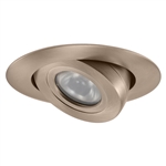 Juno Recessed Lighting 440LEDG4N-27-6-ABZ 4" LED Adjustable Module, 600 Lumens, 2700K Color Temperature with Aged Bronze Gimbal Trim