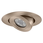 Juno Recessed Lighting 440LEDG4N-35-6-ABZ 4" LED Adjustable Module, 600 Lumens, 3500K Color Temperature with Aged Bronze Gimbal Trim