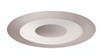 Juno Recessed Lighting 441W-SC (441 WSC) 4" Low Voltage Adjustable Frosted Lens with Clear Center Trim, Satin Chrome Trim
