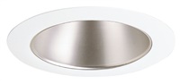 Juno Recessed Lighting 442WHZ-WH (442 WHZWH) 4" Low Voltage Deep Cone Downlight Trim, Wheat Haze Reflector, White Trim