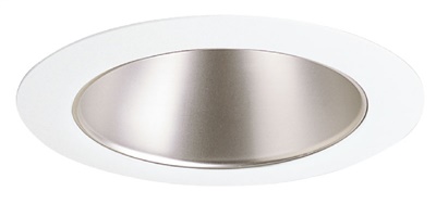 Juno Recessed Lighting 442WHZ-WH (442 WHZWH) 4" Low Voltage Deep Cone Downlight Trim, Wheat Haze Reflector, White Trim