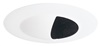 Juno Recessed Lighting 446-WH (446 WH) 4" Line Voltage, Low Voltage, Adjustable Scoop Trim, GU10 Base, White Trim