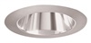 Juno Recessed Lighting 447PT-SC (447 PTSC) 4" Low Voltage Adjustable Cone Trim, Pewter Reflector, Satin Chrome Trim