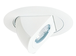 Juno Recessed Lighting 449-WH (449 WH) 4" Low Voltage Aiming Elbow Trim, White Trim