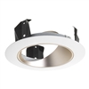 Juno Recessed Lighting 47LWHZ-WH (47L WHZWH) 4" Adjustable Cone Trim, Wheat Haze Reflector White Trim