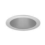 Juno Aculux Recessed Lighting 5002HZ-SF (4DP CD SF WET) 4 inch LED Lensed Cone Trim, Self Flanged, Haze Alzak Finish