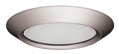 Juno Recessed Lighting 5101-SC (5101 SC) 5" LED, Compact Fluorescent, Beveled Frame, Frosted Dome Lens with Reflector Trim, Satin Chrome Trim