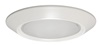 Juno Recessed Lighting 5101-WH (5101 WH) 5" LED, Compact Fluorescent, Beveled Frame, Frosted Dome Lens with Reflector Trim, White Trim