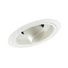 Juno Recessed Lighting 616W-WH (616 WWH) 6" Line Voltage, Slope Ceiling Cylinder Spotlight Trim, White Baffle, White Trim