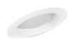 Juno Recessed Lighting 6330W-WH (6330 WWH) 6" Fluorescent, Slope Ceiling Baffle Lensed Trim, White Baffle, White Trim