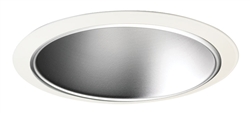 Juno Recessed Lighting 662HZ-WH 6" Line Voltage, Multiplier Trim with Kicker Wall Wash, Haze Reflector, White Trim