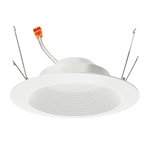 Juno Recessed Lighting 6RLD-927-6-WWH Downlight 6" LED Retrofit Baffle Trim 2700K, 90 CRI, White Finish