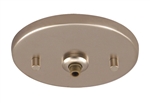 Juno Track Lighting 902 QJ SNA Flat Quick Jack MonoPoint for use with Remote Transformers, Satin Nickel Finish