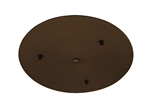 Juno Track Lighting 99014QJ-BRZ Quick Jack Triple MonoPoint with 3 x 50W Built-in Transformer, Bronze Finish