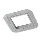 Juno Aculux FMA2SQ3/075 Recessed Lighting 2" Square Flush Mount Adapter for Recessed Lighting 3-Head Housings