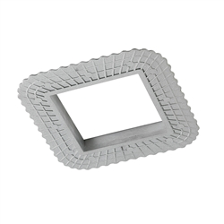 Juno Aculux Recessed Lighting FMASQ2-2 2" Square Flush Mount Adapter for 2-Head Housings