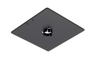 Juno HD Commercial Track Lighting GES15-BL (GES15 BL) 277V 2-Circuit/2-Neutral, TEK/HTEK Outlet Box Cover, Black Color